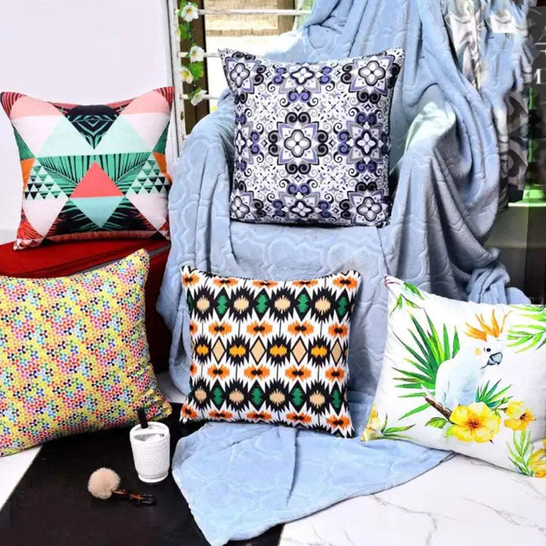 Pack of 5 Duck Digital Printed Cushion covers