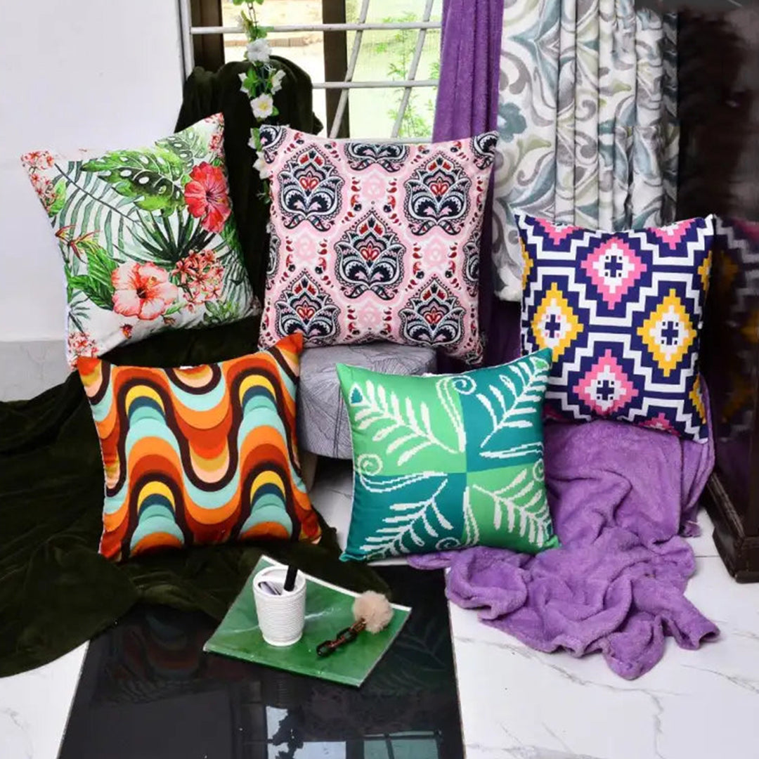 Pack of 5 Duck Digital Printed Cushion covers