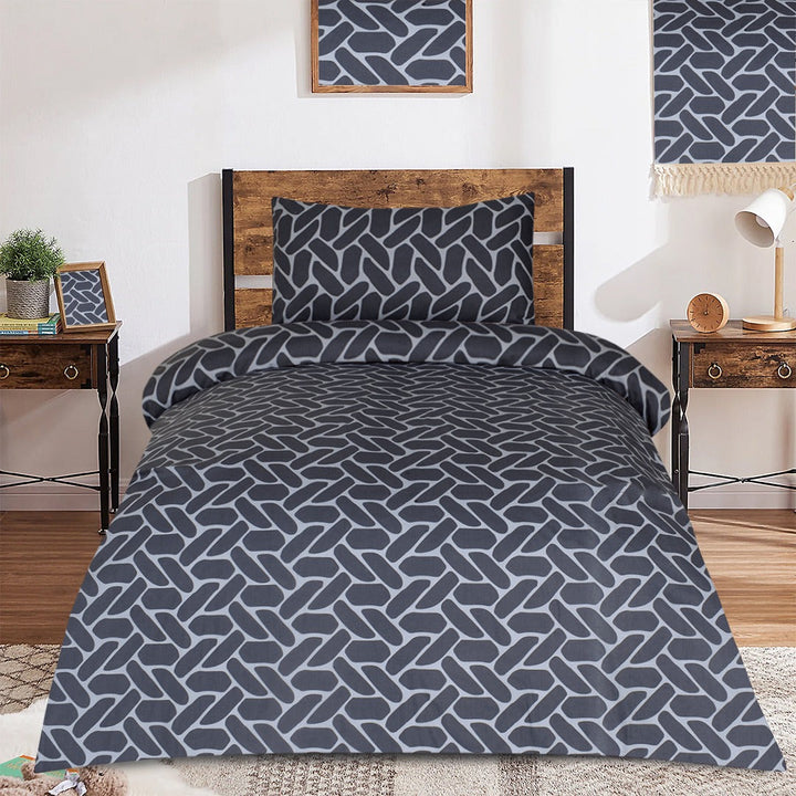 2 Pcs Printed Bed Sheet NS-1054