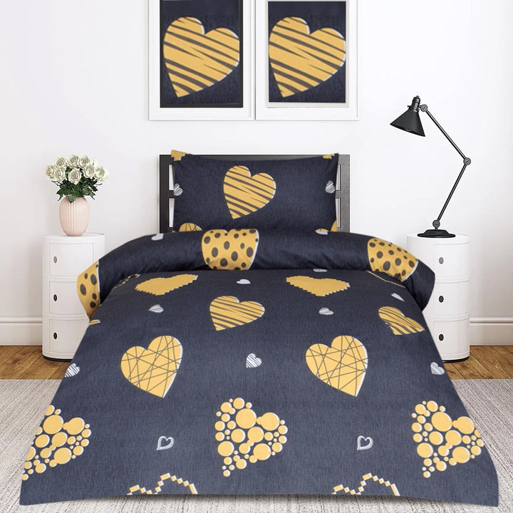 2 Pcs Printed Bed Sheet NS-1042