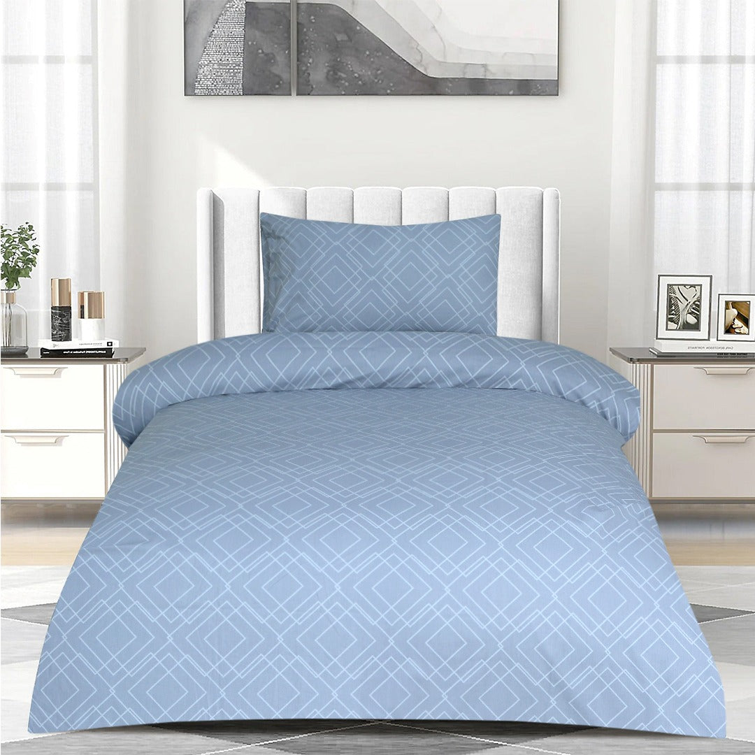 2 Pcs Printed Bed Sheet NS-1201