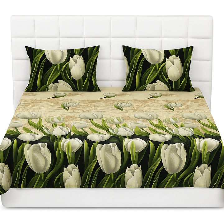 Spring Garden Premium Bedsheet - 1578