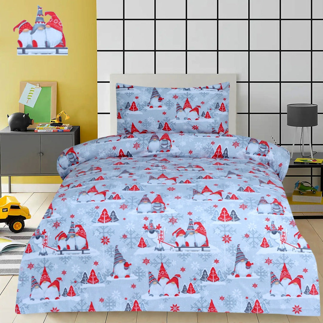 2 Pcs Printed Bed Sheet NS-1209