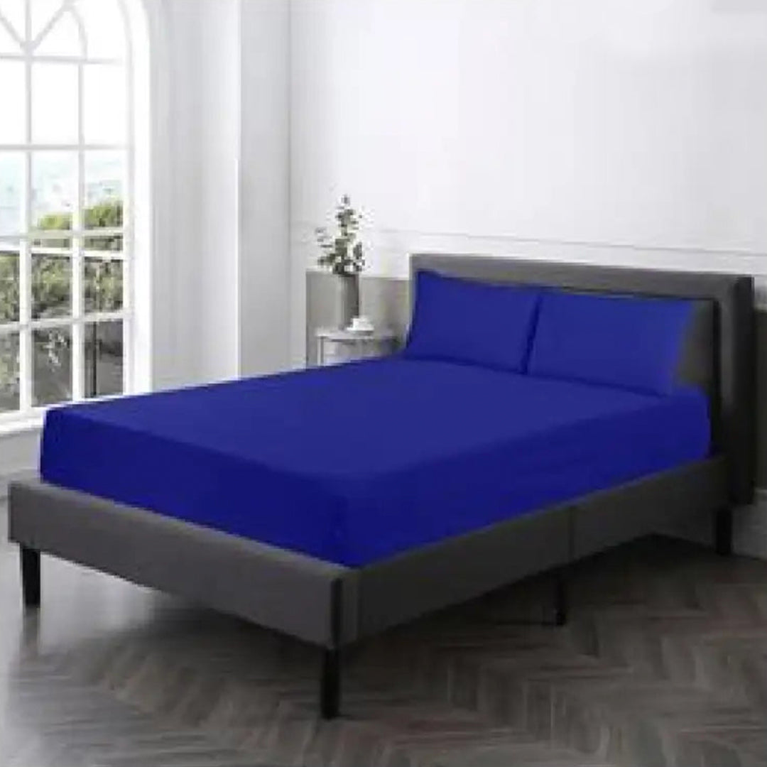 Deep Blue- Fitted Sheet