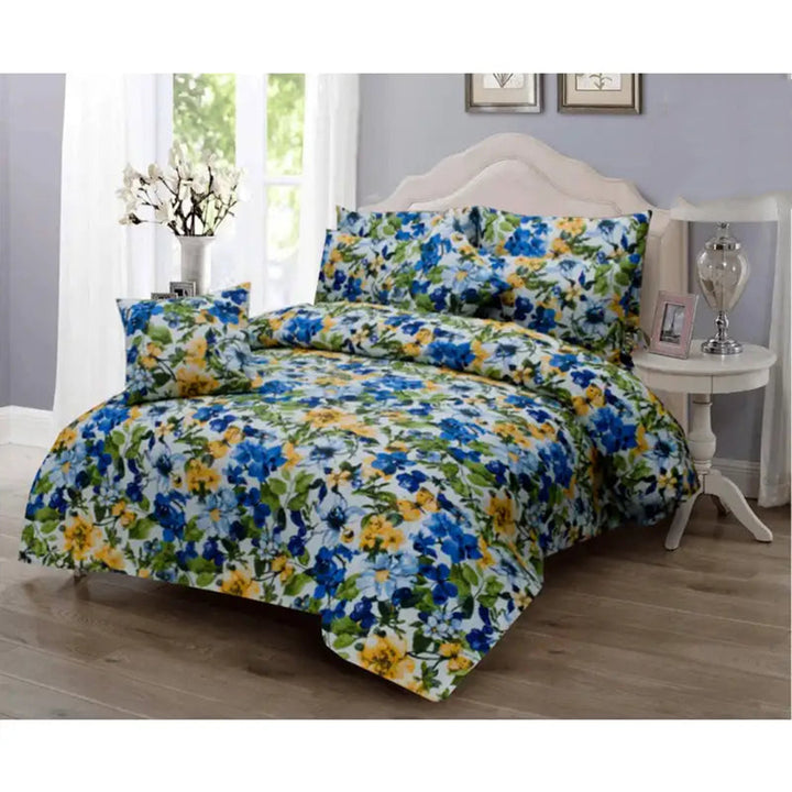 8 PC'S PRINTED DUVET SET 834