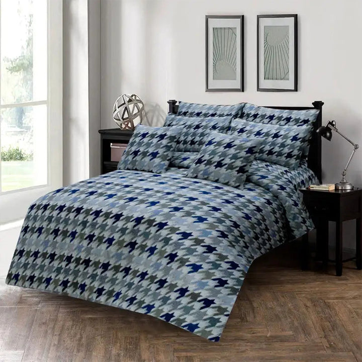 8 PC'S PRINTED DUVET SET 832