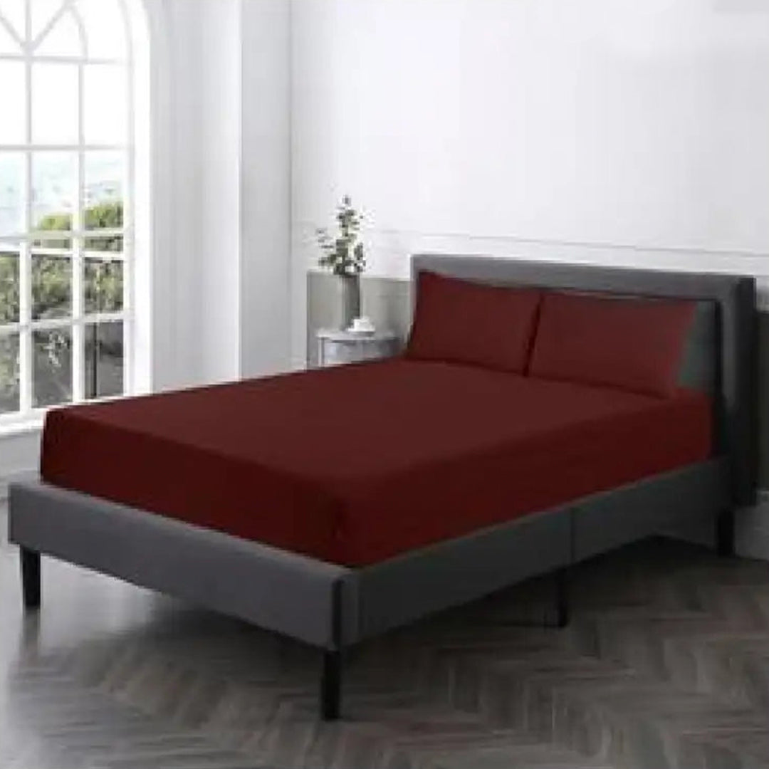 Maroon- Fitted Sheet