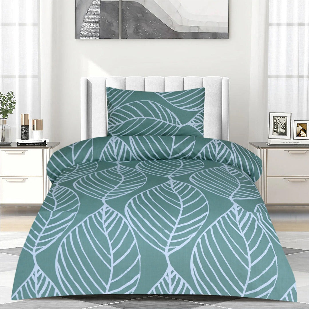 2 Pcs Printed Bed Sheet NS-1198
