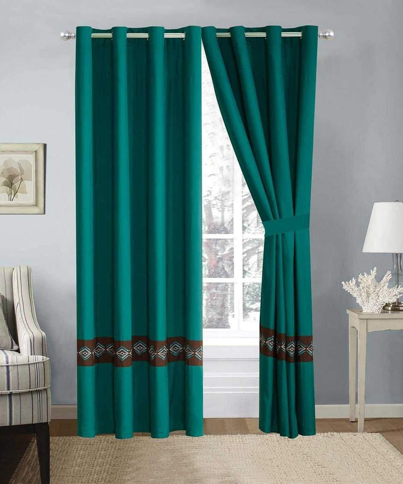 Elegant Embroidered Curtain 04