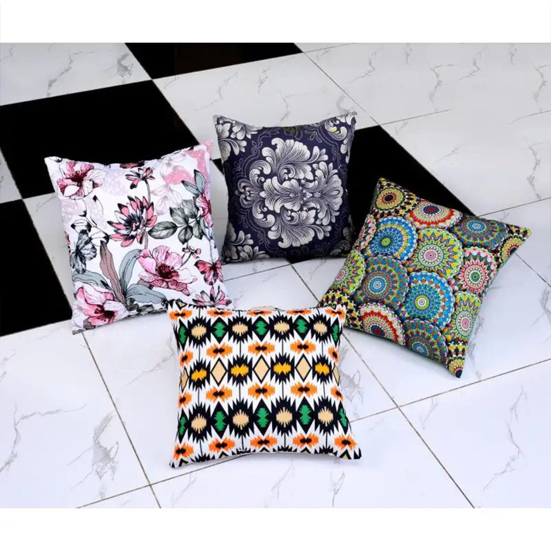 Pack of 4 Duck Digital Printed Cushion covers
