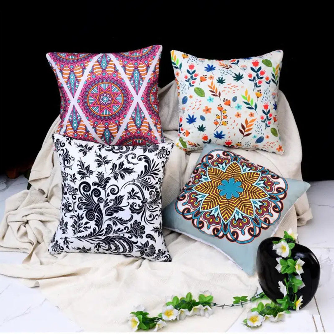 Pack of 4 Duck Digital Printed Cushion covers