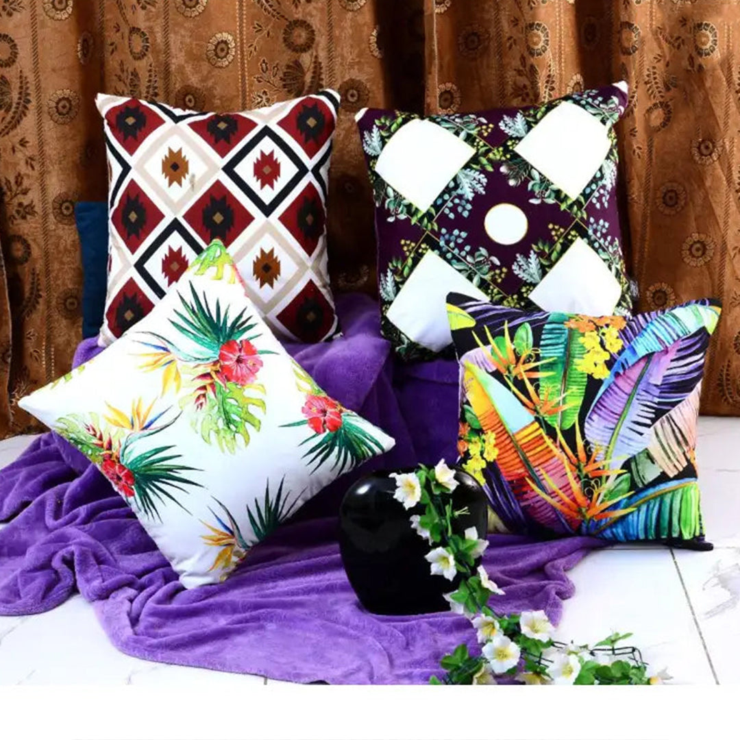 Pack of 4 Duck Digital Printed Cushion covers