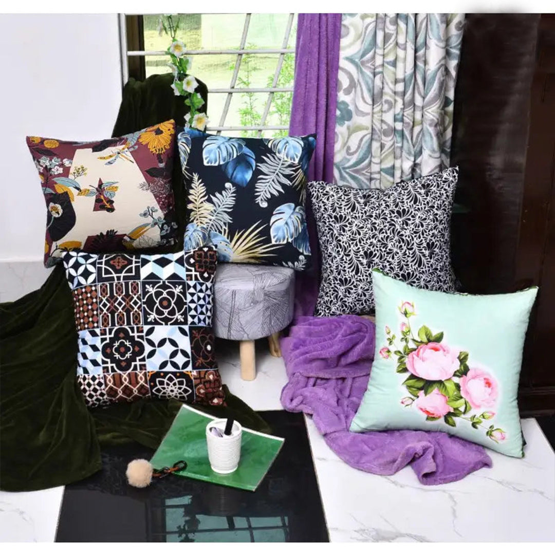 Pack of 5 Duck Digital Printed Cushion covers