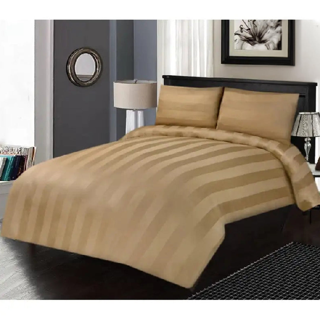 3 Pcs Satin Strip Bed Sheet NS-582