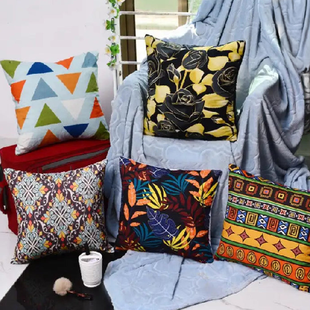 Pack of 5 Duck Digital Printed Cushion covers