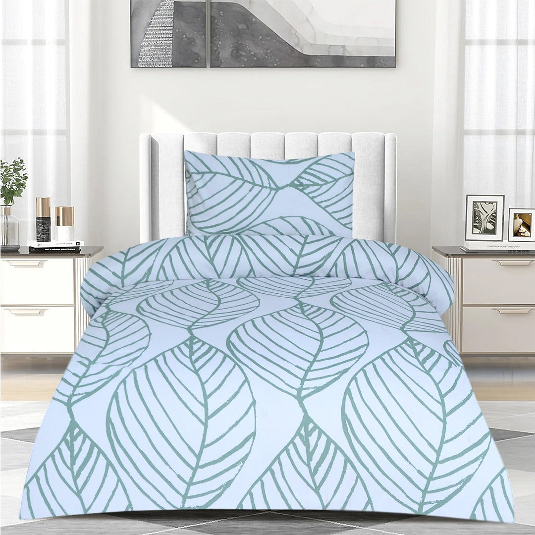 2 Pcs Printed Bed Sheet NS-1199