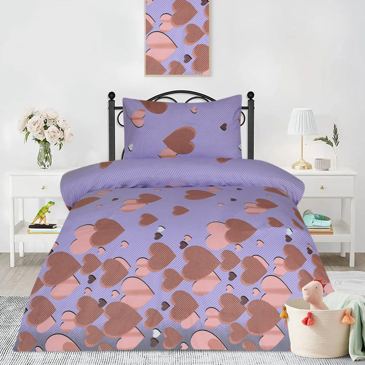 2 Pcs Printed Bed Sheet NS-1064