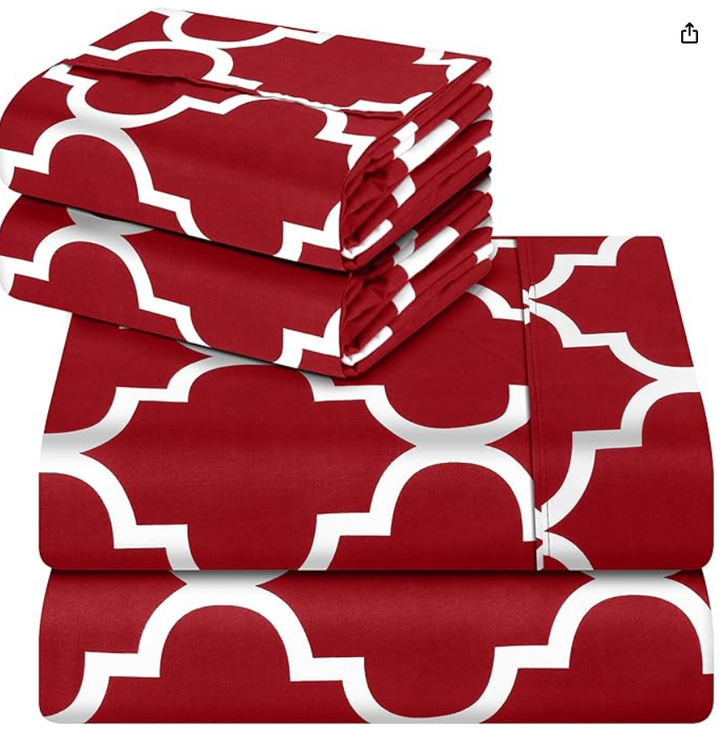 3 Pcs Premium Printed Bedsheet Set - 1556