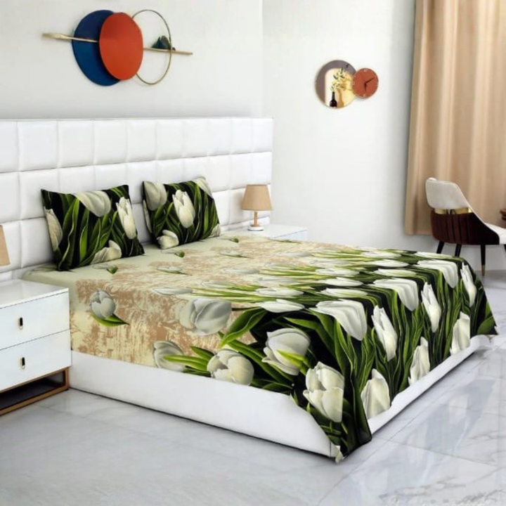Spring Garden Premium Bedsheet - 1578