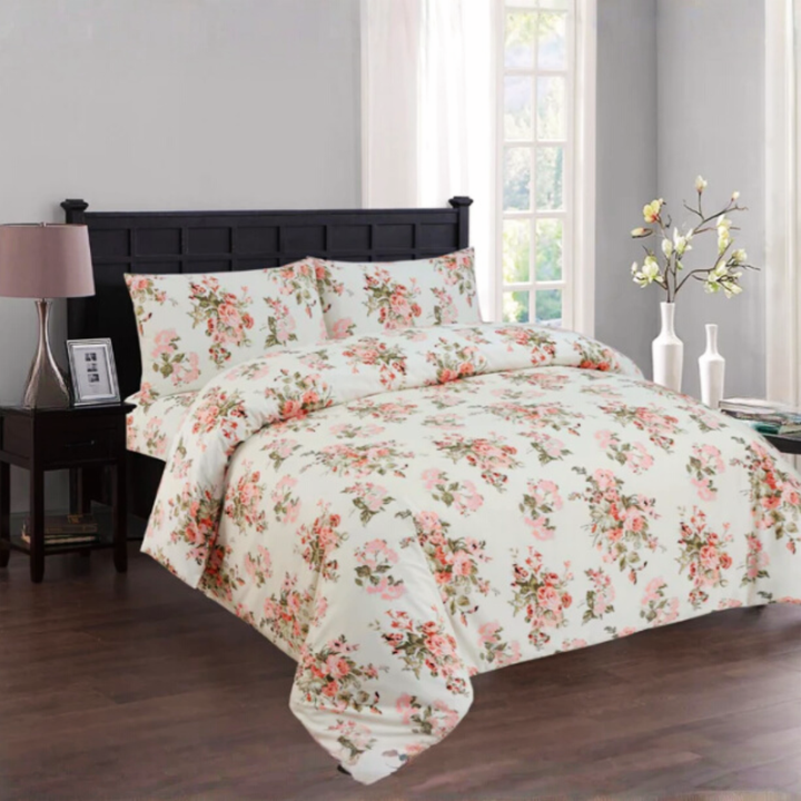 Blossom Serenity Premium Bedsheet - 1580