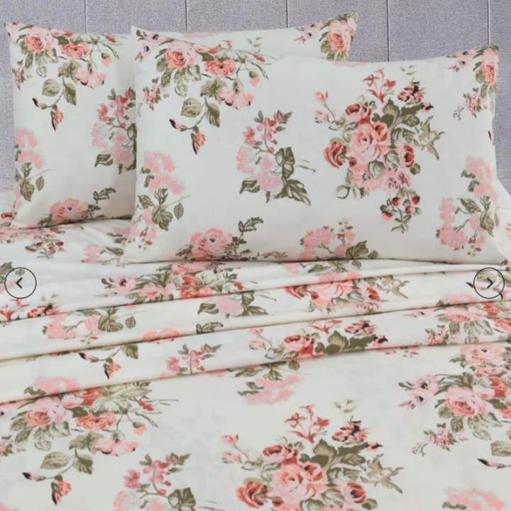 Blossom Serenity Premium Bedsheet - 1580