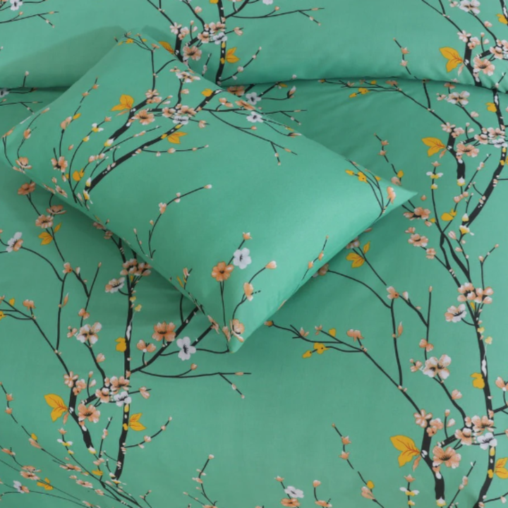 Pastel Charm Premium Bedsheet - 1586