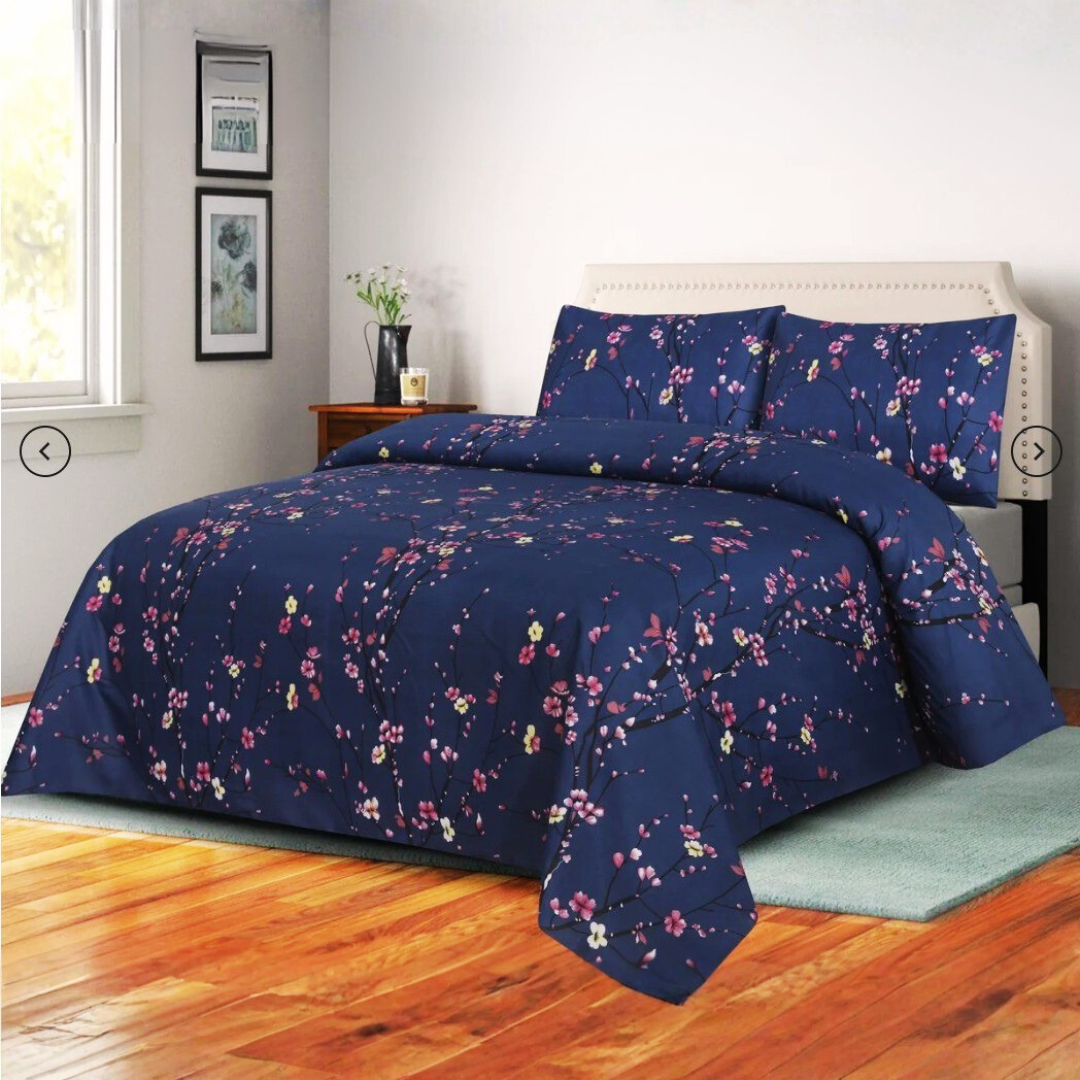 Serene Tulip Premium Bedsheet - 1588