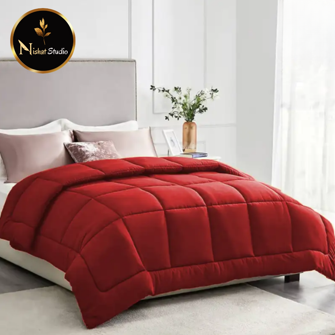 Luxury Soft Winter Comforter Maroon