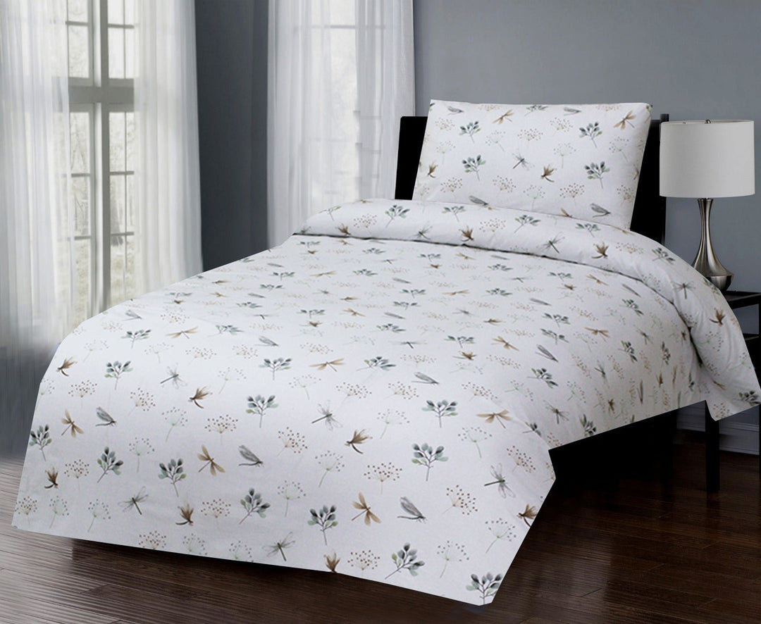2 Pcs Printed Bed Sheet NS-863
