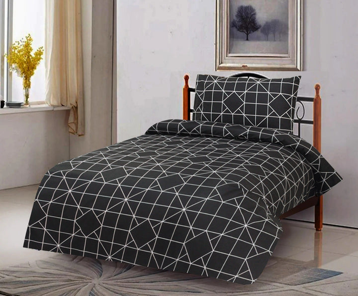2 Pcs Printed Bed Sheet NS-875