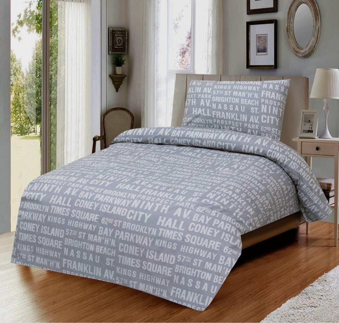 2 Pcs Printed Bed Sheet NS-878