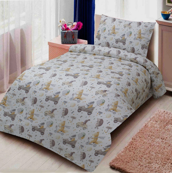 2 Pcs Printed Bed Sheet NS-902