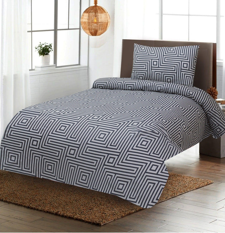 2 Pcs Printed Bed Sheet NS-900