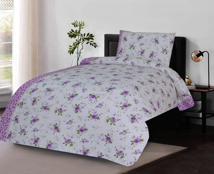 2 Pcs Printed Bed Sheet NS-910