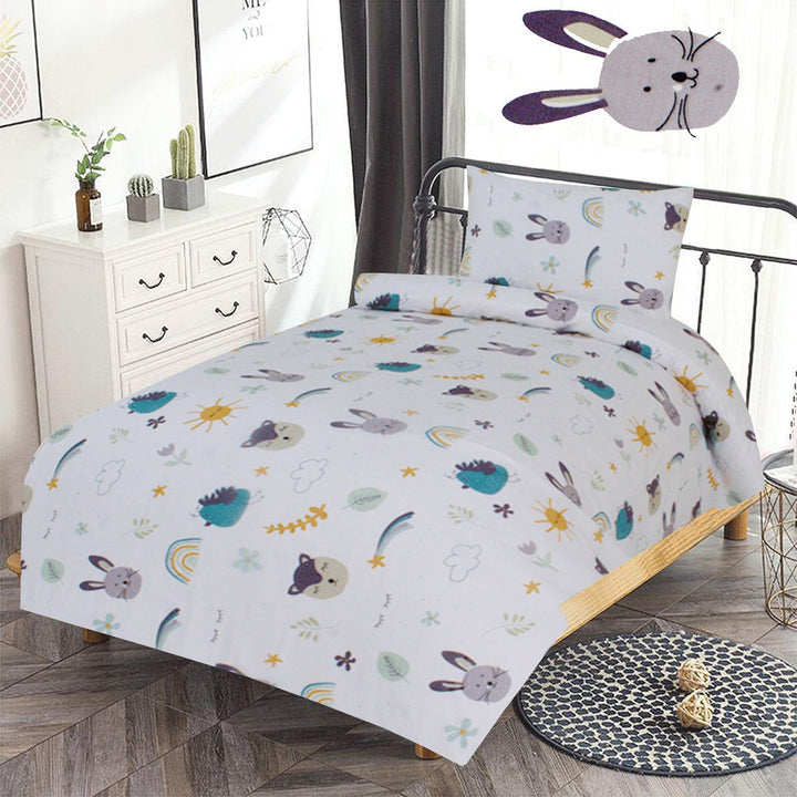 2 Pcs Printed Bed Sheet NS-907