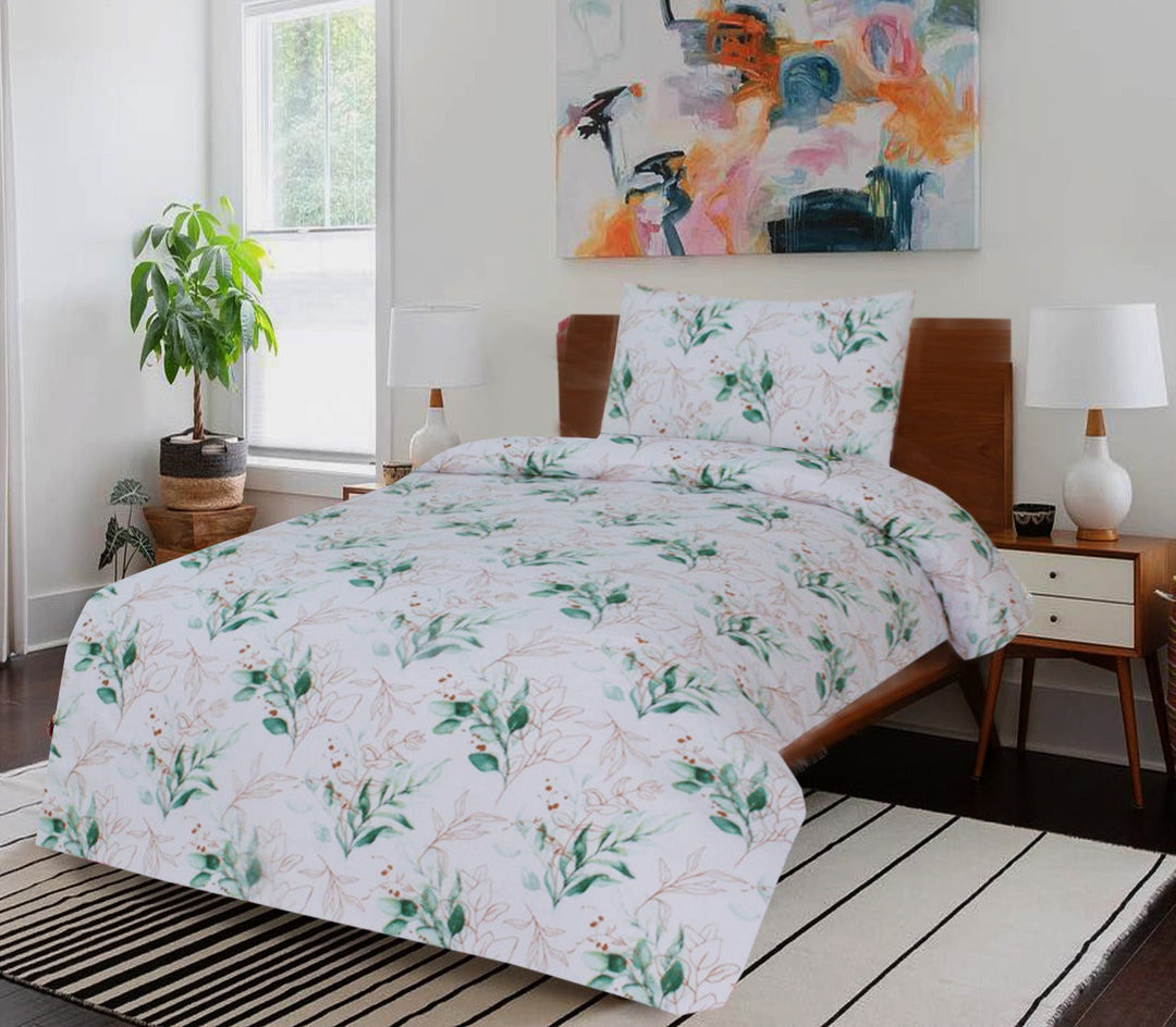 2 Pcs Printed Bed Sheet NS-915