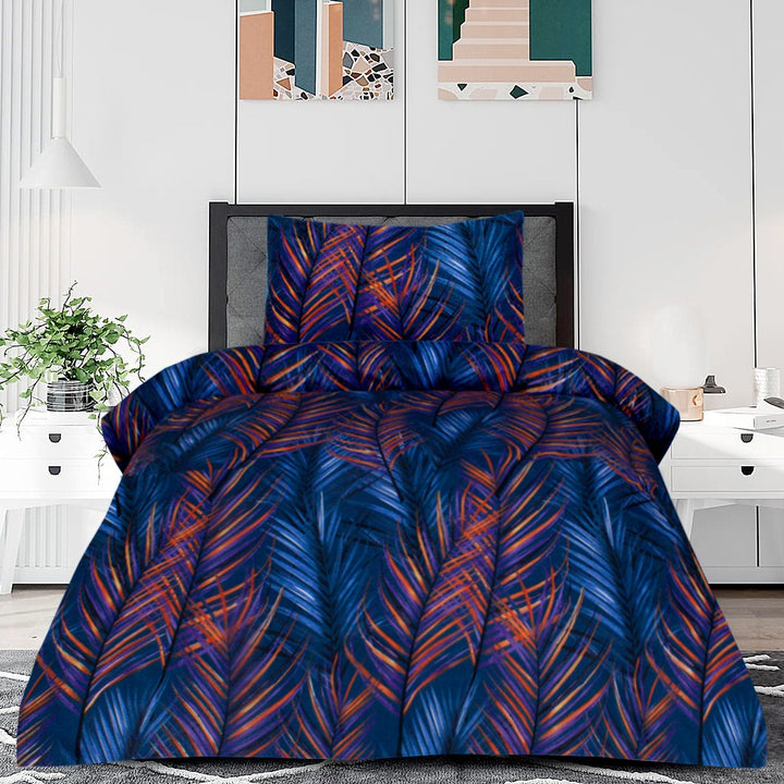 2 Pcs Printed Bed Sheet NS-956