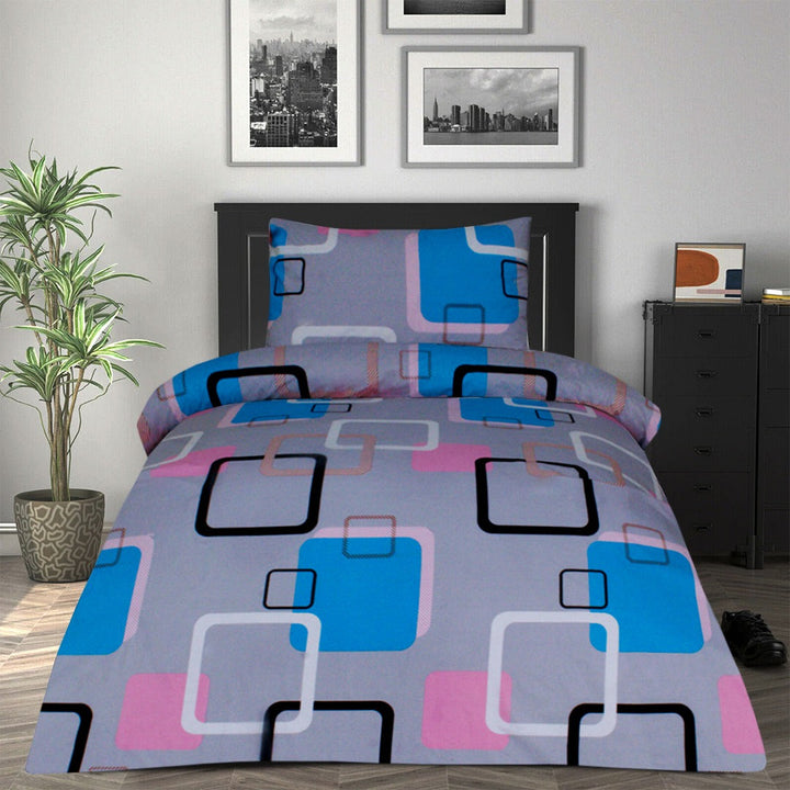 2 Pcs Printed Bed Sheet NS-979