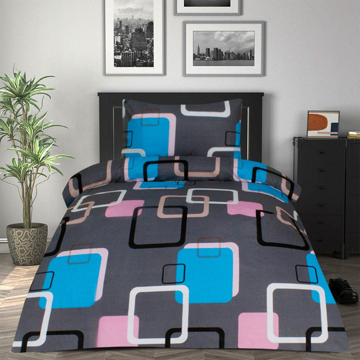 2 Pcs Printed Bed Sheet NS-977
