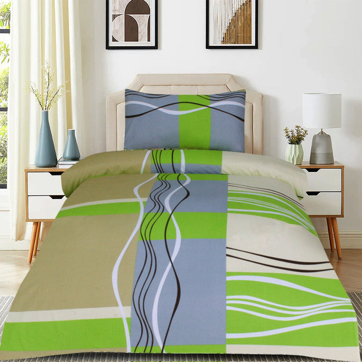 2 Pcs Printed Bed Sheet NS-986
