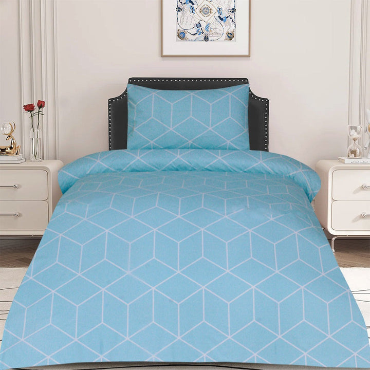 2 Pcs Printed Bed Sheet NS-996