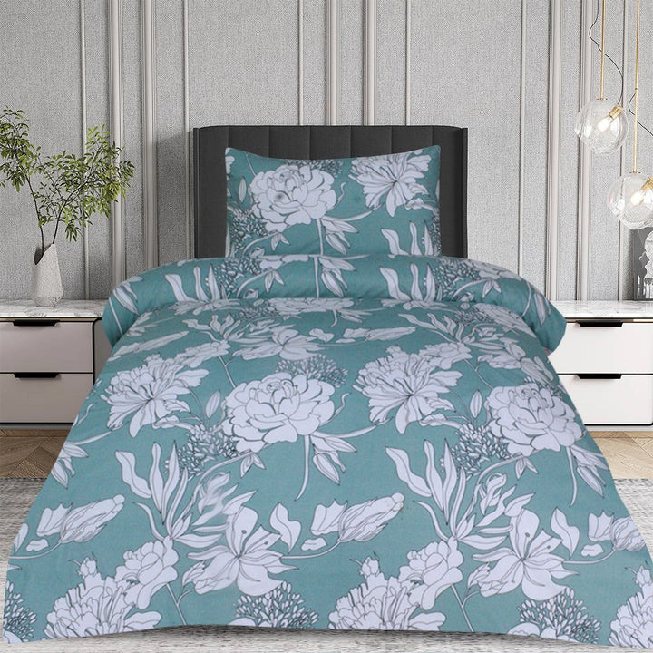 2 Pcs Printed Bed Sheet NS-993