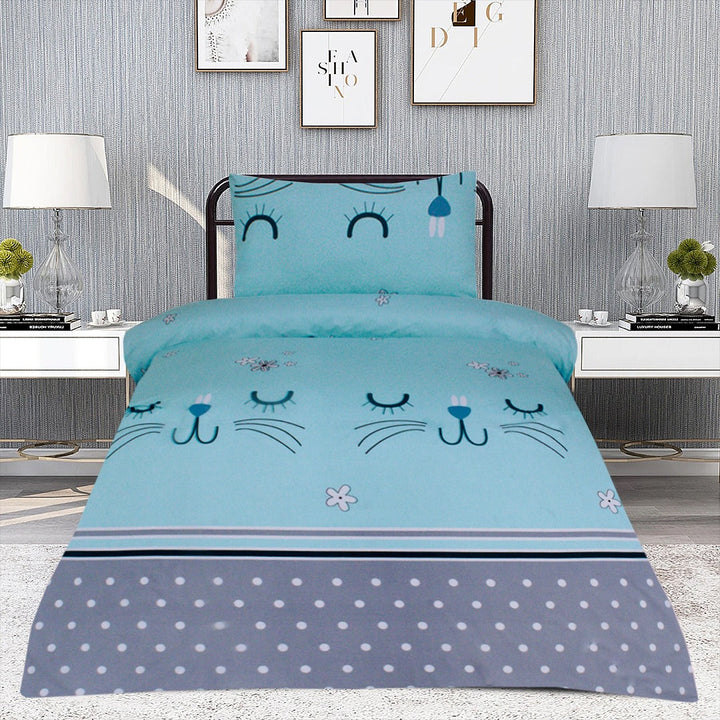 2 Pcs Printed Bed Sheet NS-1014