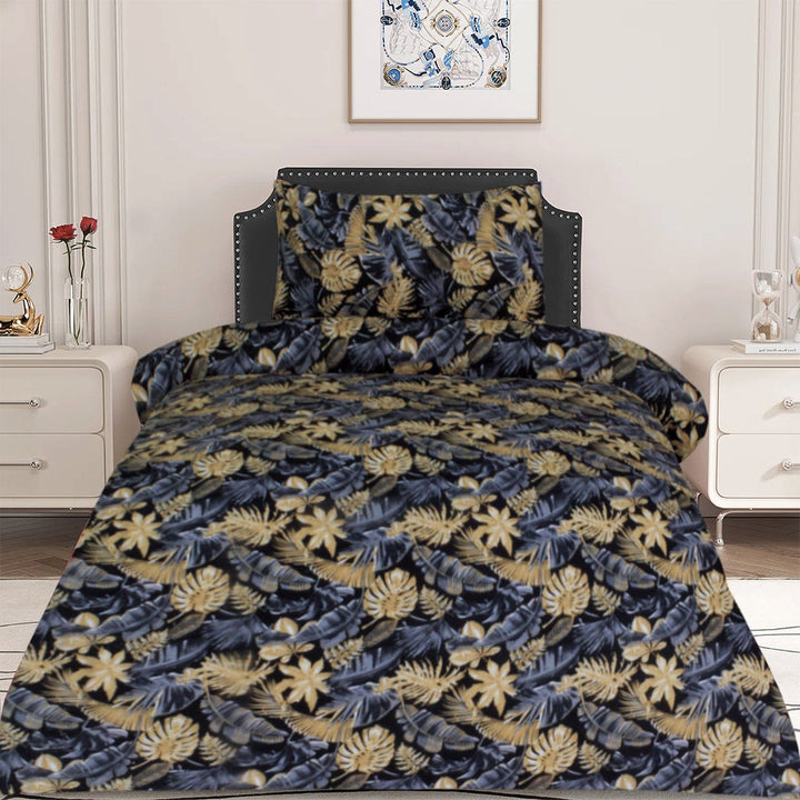 2 Pcs Printed Bed Sheet NS-1010