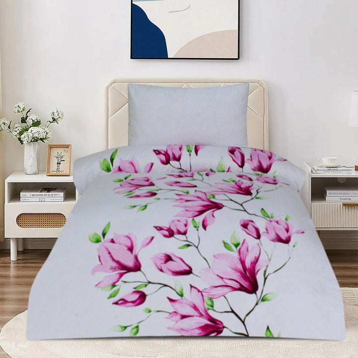 2 Pcs Printed Bed Sheet NS-1019
