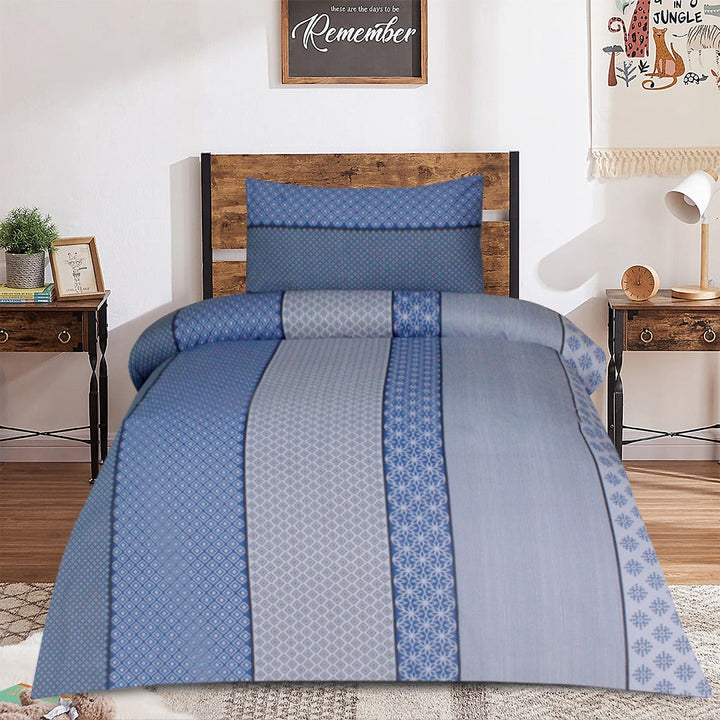 2 Pcs Printed Bed Sheet NS-1029