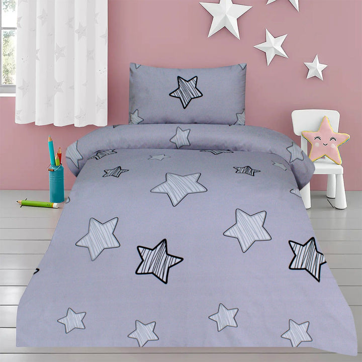2 Pcs Printed Bed Sheet NS-1031