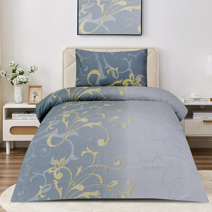 2 Pcs Printed Bed Sheet NS-1041