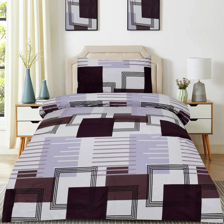 2 Pcs Printed Bed Sheet NS-1040