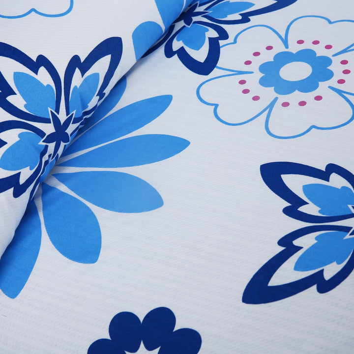3 Pcs Premium Printed Bedsheet Set - 1341